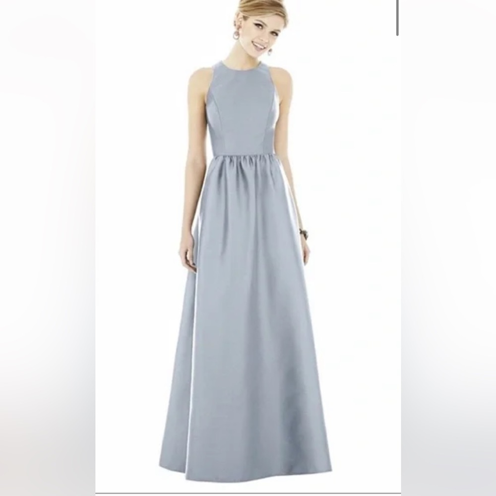 Alfred Sung D707 Bridesmaid Dress - Mist